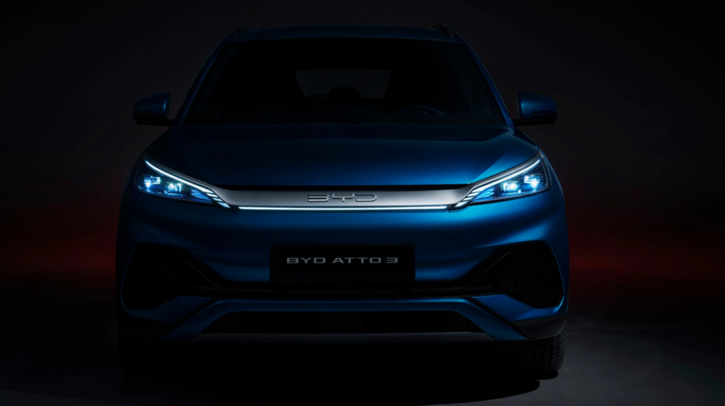 F1 진출을 검토하고 있는 BYD의 대표 자동차 아토3